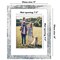 Americanflat Picture Frame with Wide Molding with Mat - Modern Wide Picture Frame - Plexiglass Cover - Hanging Hardware - Includes Easel